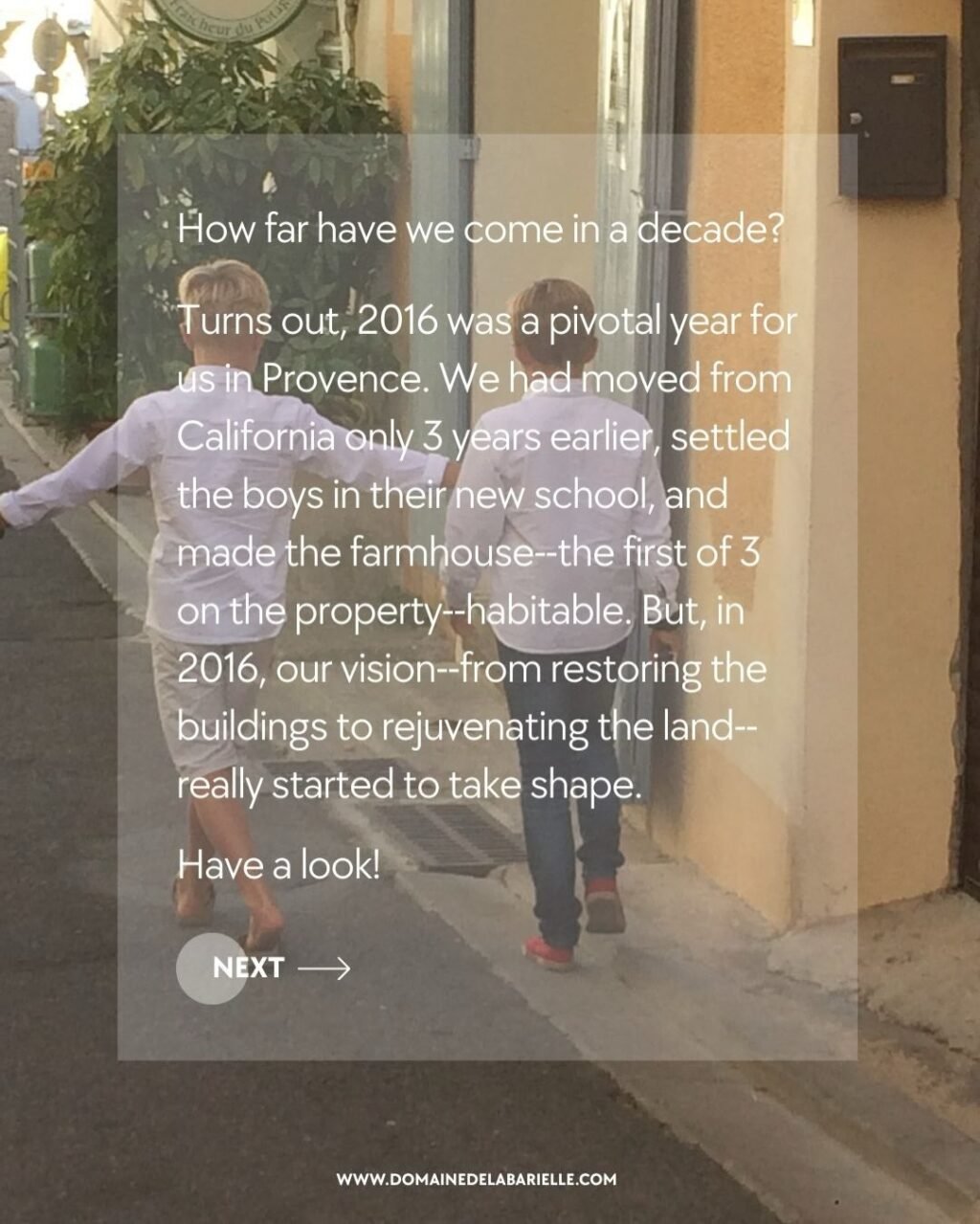 Instagram post from domainedelabarielle. This post is in position 1.